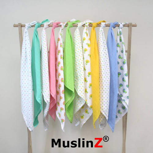 70x70cm Muslin Cloths, 100% Cotton muslin squares by MuslinZ
