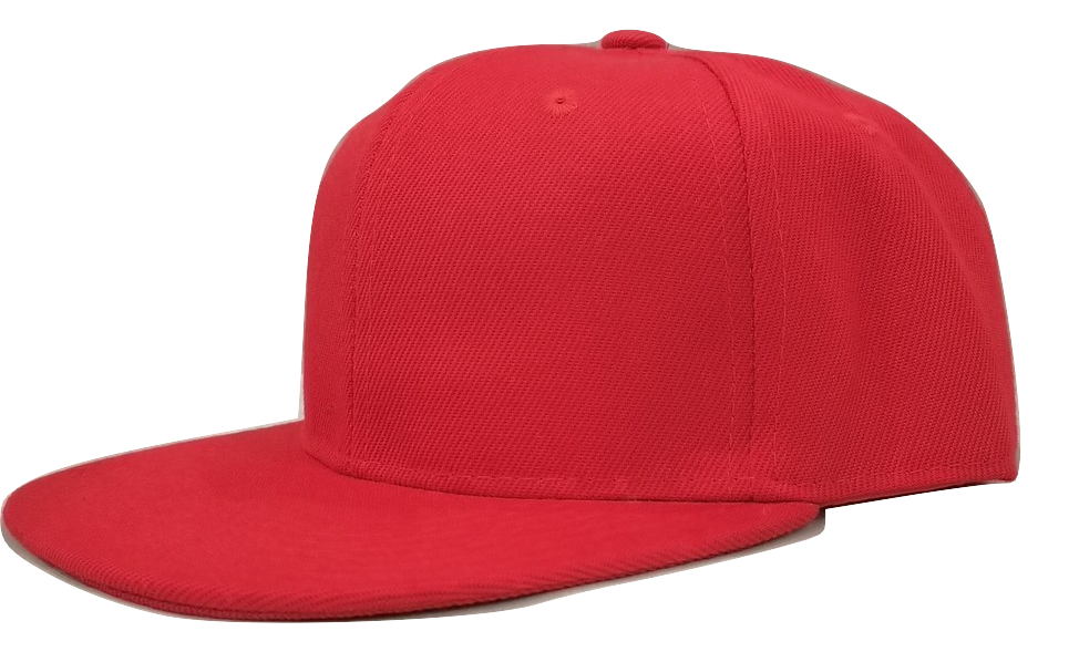 Red childrens personalise snapback - The Monkey Box
