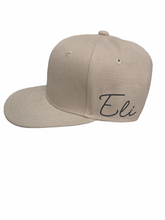 Load image into Gallery viewer, Beige Infant Snapback - Plain and Personalised