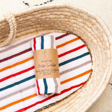 Load image into Gallery viewer, Extra Large Multi Stripe Cotton Swaddle