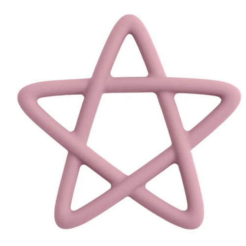 Silicone teething star