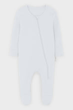 Load image into Gallery viewer, White Zip Sleepsuit