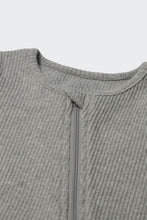 Load image into Gallery viewer, Dove Grey Zip Sleepsuit