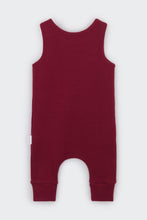 Load image into Gallery viewer, Claret Red Dungarees