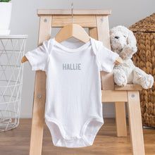 Load image into Gallery viewer, Cute White Baby Bodysuit - Personalise
