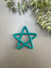 Load image into Gallery viewer, Teal Silicone Teething Star