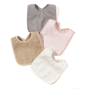 Plastic backed bibs (5 Colours)