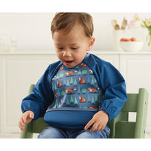 Load image into Gallery viewer, Weaning Bib with Sleeves - Foxes UltraBib