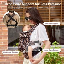 Load image into Gallery viewer, Momcozy Baby Carrier Newborn to Toddler Cotton - Leopard