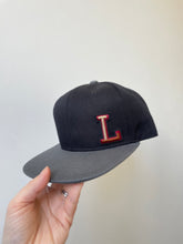 Load image into Gallery viewer, Black/Grey Junior Snapback - Personalised or Plain