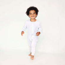 Load image into Gallery viewer, White Zip Sleepsuit