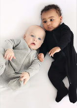 Load image into Gallery viewer, Dove Grey Zip Sleepsuit