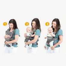 Load image into Gallery viewer, Joie Savvy Lite 3-in-1 Baby Carrier - Cobblestone