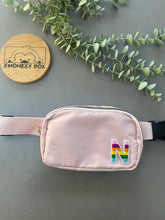 Load image into Gallery viewer, Kids Pink Bum Bag with Initial Patch
