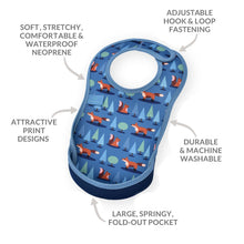 Load image into Gallery viewer, Weaning Bib - Foxes UltraBib