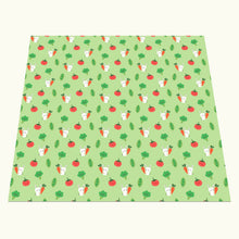 Load image into Gallery viewer, Wipeezee Splash Mat - Green Bunny &amp; Veg