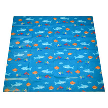 Load image into Gallery viewer, Wipeezee Splash Mat - Turquoise Blue Sea Creatures
