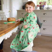 Load image into Gallery viewer, Wipeezee Coverall Bib - Green Bunny &amp; Veg