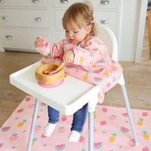 Load image into Gallery viewer, Wipeezee Coverall Bib - Pink Yummy Treats