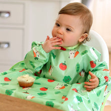 Load image into Gallery viewer, Wipeezee Coverall Bib - Green Bunny &amp; Veg