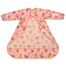 Load image into Gallery viewer, Wipeezee Coverall Bib - Pink Yummy Treats
