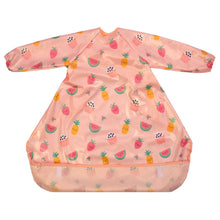 Load image into Gallery viewer, Wipeezee Coverall Bib - Pink Yummy Treats