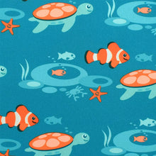 Load image into Gallery viewer, Weaning Bib with Sleeves - Tropical Fish UltraBib