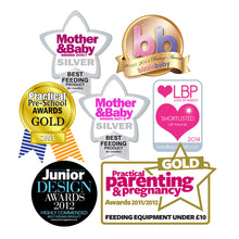 Load image into Gallery viewer, Weaning Bib with Sleeves - Tropical Fish UltraBib