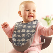 Load image into Gallery viewer, Weaning Bib - Elephants UltraBib
