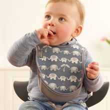 Load image into Gallery viewer, Weaning Bib - Elephants UltraBib