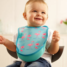 Load image into Gallery viewer, Weaning Bib - Flamingos UltraBib