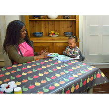 Load image into Gallery viewer, Wipeezee Splash Mat - Grey Happy Fruit