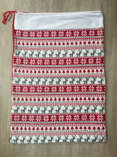 Load image into Gallery viewer, Personalised Nordic Christmas Sack