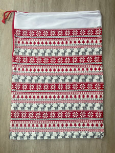 Personalised Nordic Christmas Sack