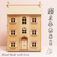 Load image into Gallery viewer, The Grand Natural Wood Dolls House