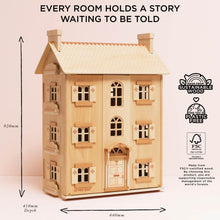Load image into Gallery viewer, The Grand Natural Wood Dolls House