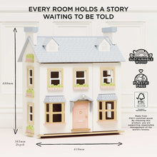Load image into Gallery viewer, Mayberry Manor Wooden Dolls House