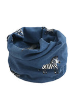 Load image into Gallery viewer, Blue Zebra Snood