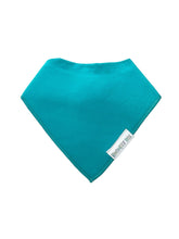 Load image into Gallery viewer, Plain Teal Dribble Bib