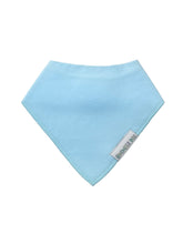 Load image into Gallery viewer, Plain Baby Blue Dribble Bib