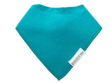 Load image into Gallery viewer, Plain Teal Dribble Bib