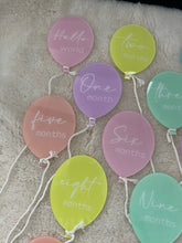 Load image into Gallery viewer, Acrylic Milestone Balloons