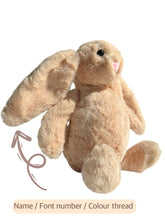 Load image into Gallery viewer, Personalised Bunny Toy