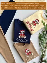 Load image into Gallery viewer, Christmas Festive Bear Lounge Set 2