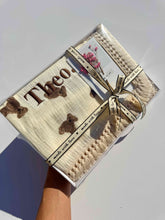 Load image into Gallery viewer, Taupe Personalized Muslin 100% Cotton Blanket