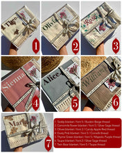 Load image into Gallery viewer, Taupe Personalized Muslin 100% Cotton Blanket