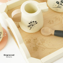 Load image into Gallery viewer, Wooden Tea Set &amp; Tray