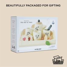 Load image into Gallery viewer, Wooden Tea Set &amp; Tray