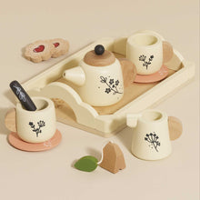 Load image into Gallery viewer, Wooden Tea Set &amp; Tray