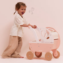 Load image into Gallery viewer, Retro Wooden Doll Pram